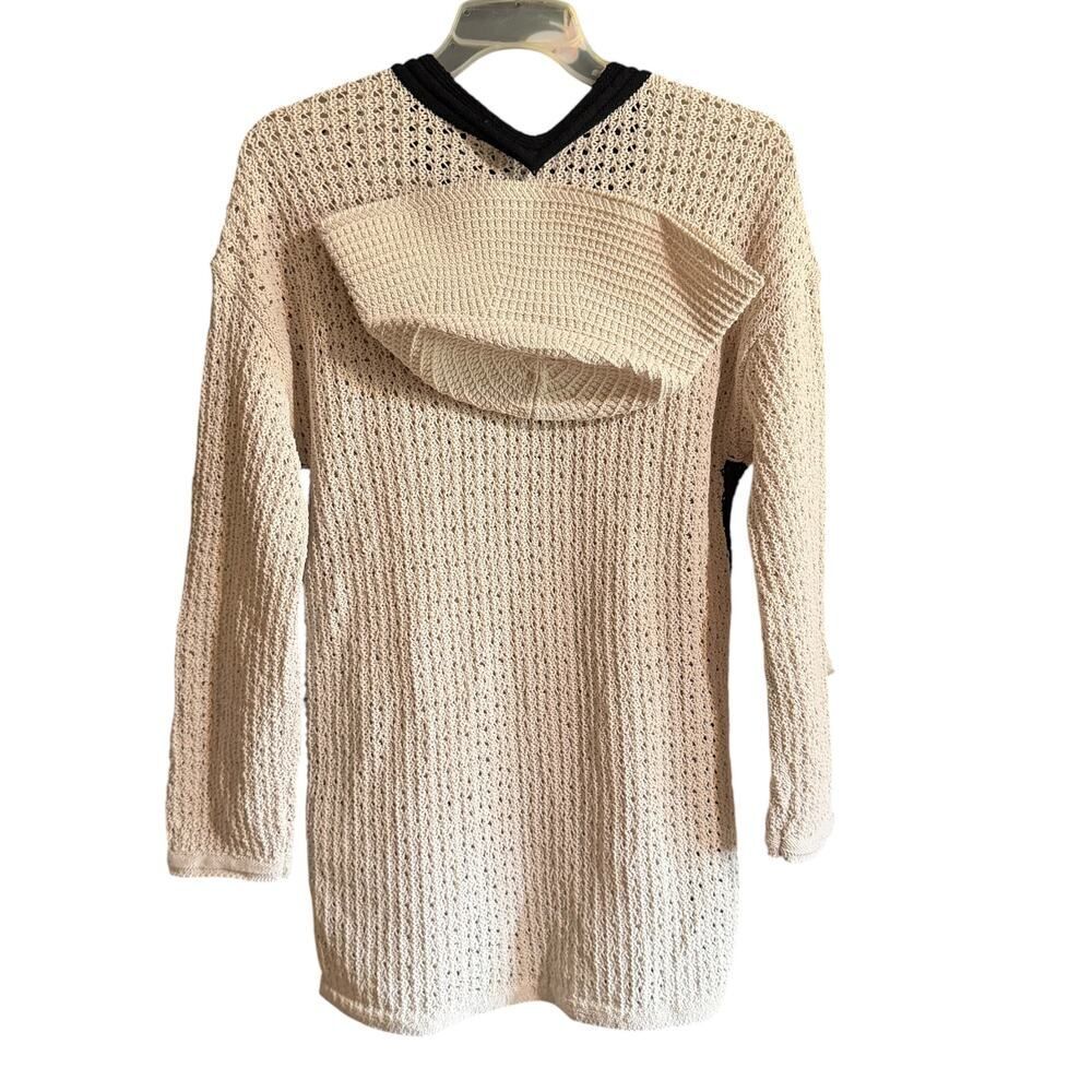 C&C California Open Knit beach Sweater & Hat Set